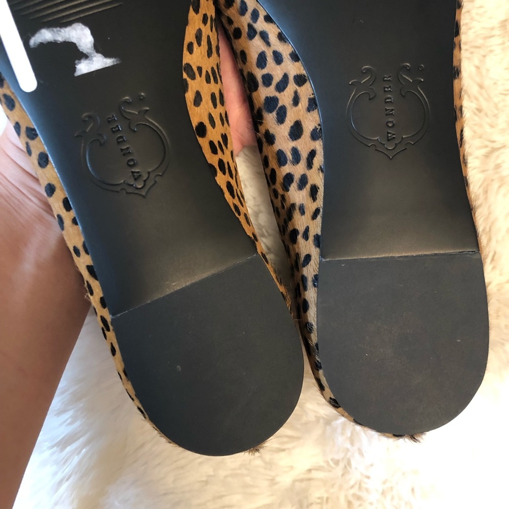 NWOB C. Wonder Calf Hair Flats - Picture 5 of 5